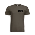 Celtic Cross INRI T-Shirt in Army - Front