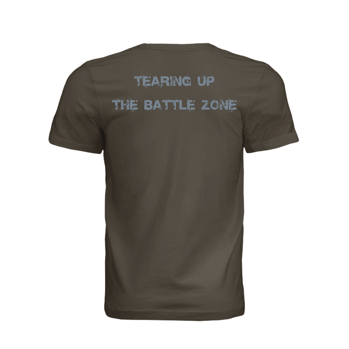 King of Battle T-Shirt - Army (Back) | Ironsight Syndicate