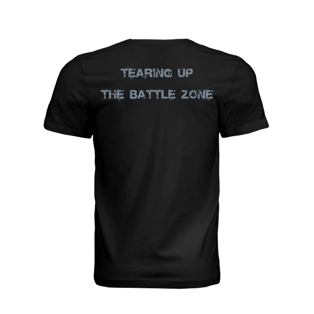 King of Battle T-Shirt - Black (Back) | Ironsight Syndicate