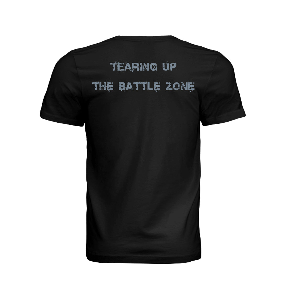 King of Battle T-Shirt - Vintage Black (Back) | Ironsight Syndicate