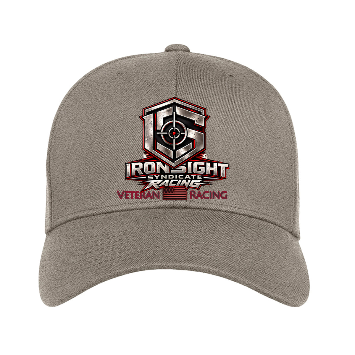 Ironsight Syndicate Racing Flex Fit Hat - Heather | Ironsight Syndicate