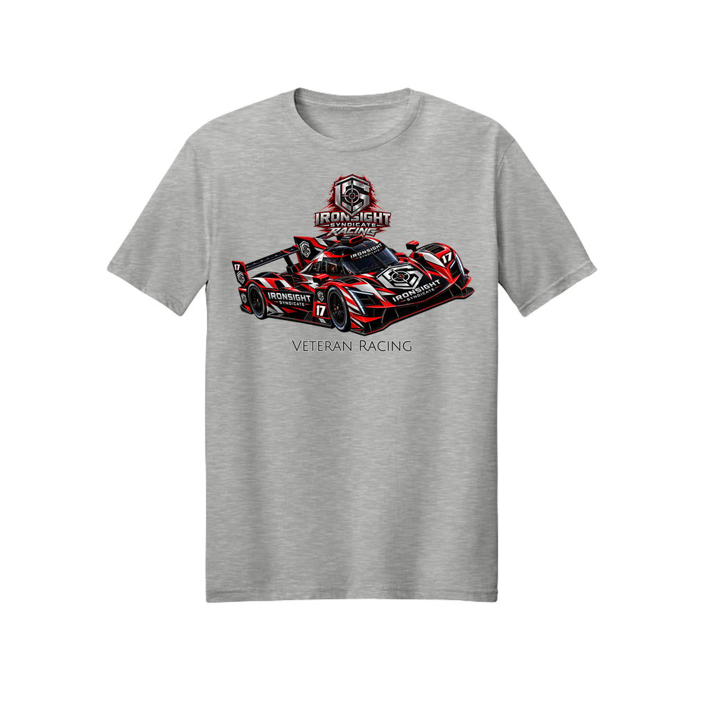 Ironsight Syndicate Racing T-Shirt - Ash | Ironsight Syndicate