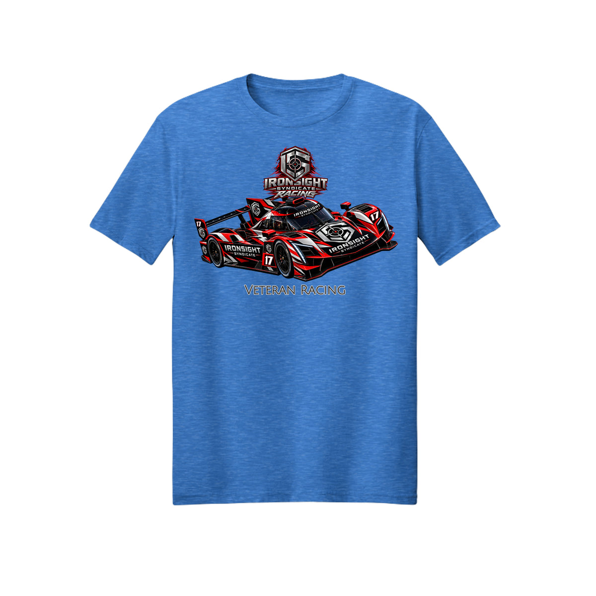 Ironsight Syndicate Racing T-Shirt - Heather Royal | Ironsight Syndicate