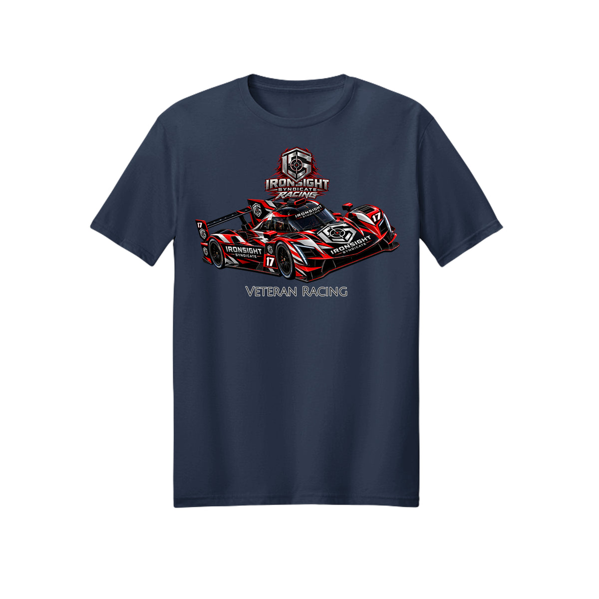 Ironsight Syndicate Racing T-Shirt - Navy | Ironsight Syndicate
