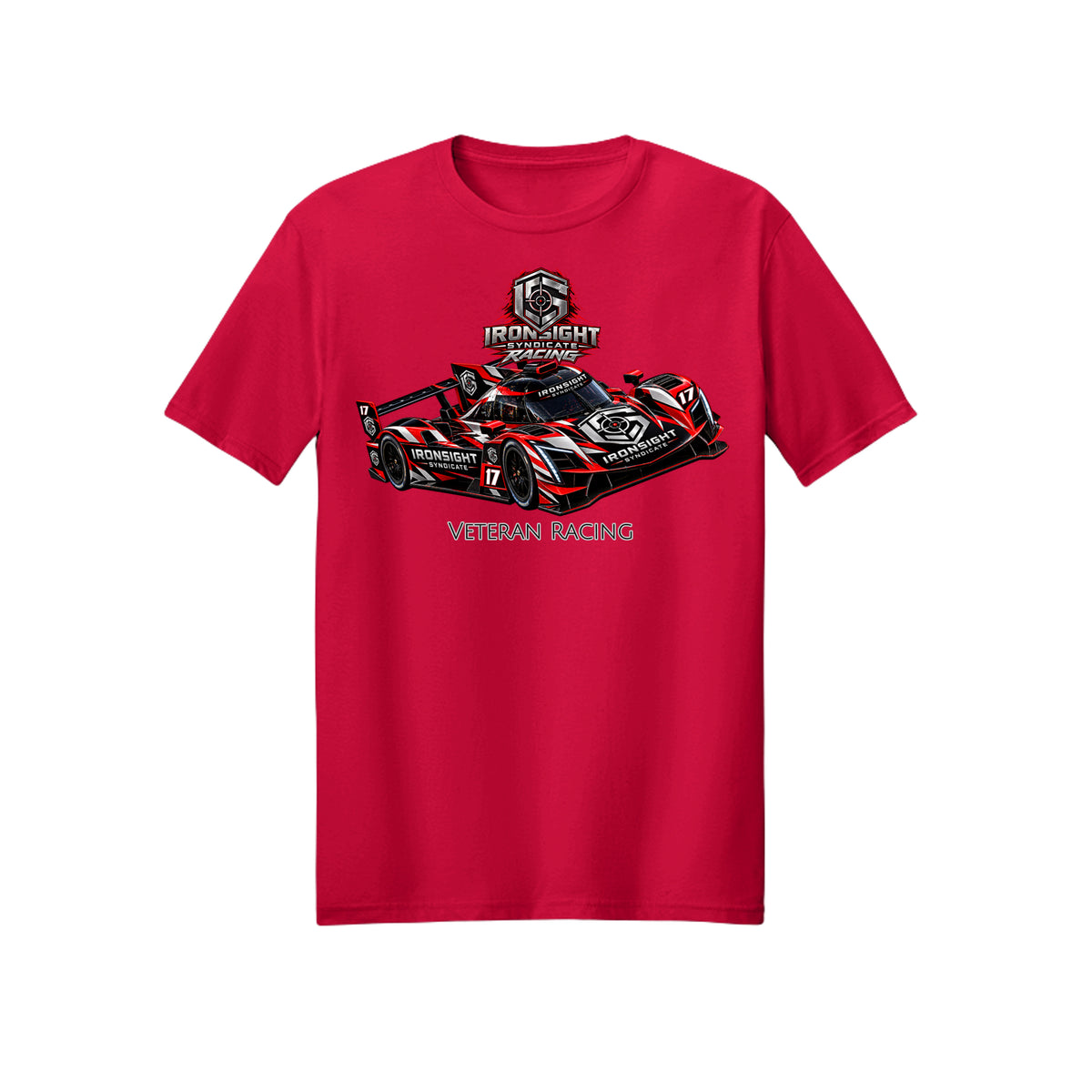 Ironsight Syndicate Racing T-Shirt - Red | Ironsight Syndicate
