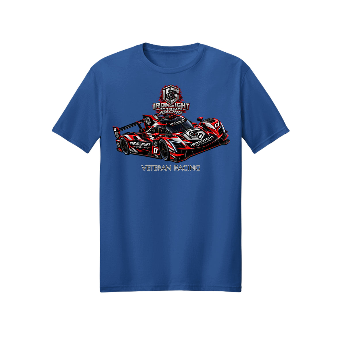 Ironsight Syndicate Racing T-Shirt - Royal | Ironsight Syndicate