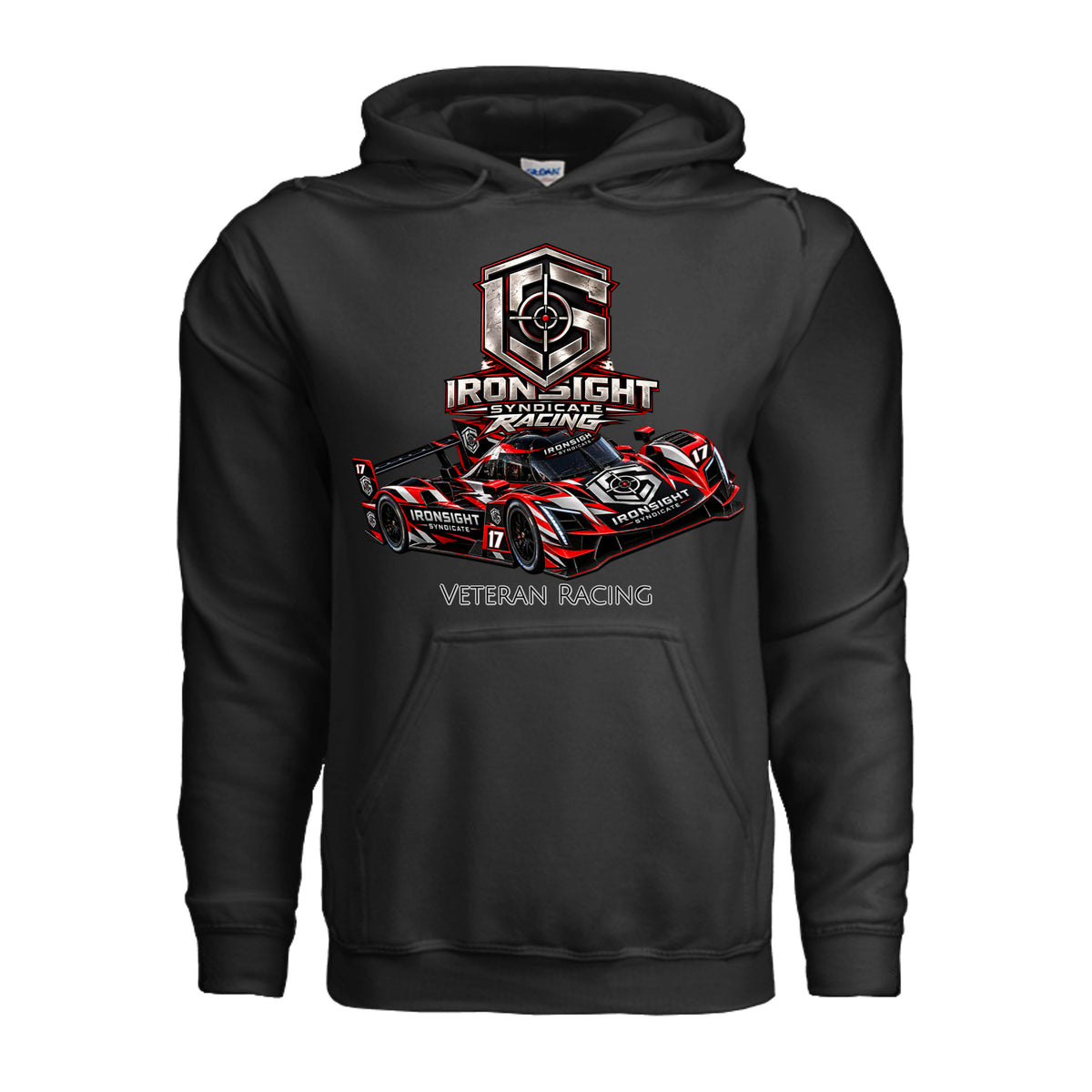 Ironsight Syndicate Racing Hoodie - Black | Ironsight Syndicate