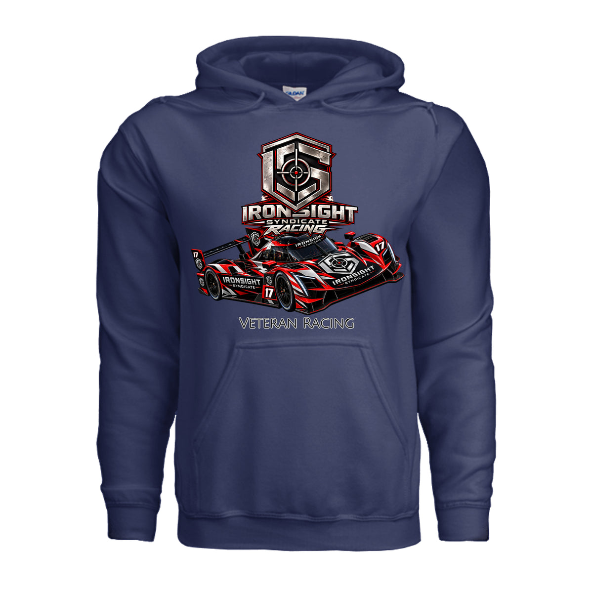 Ironsight Syndicate Racing Hoodie - Cobalt | Ironsight Syndicate