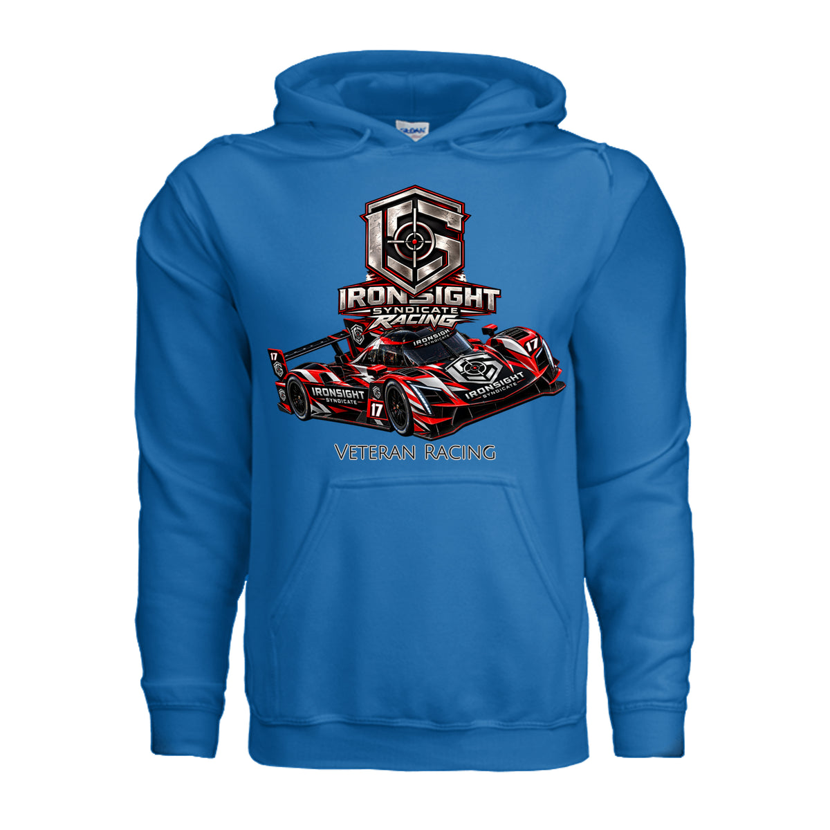 Ironsight Syndicate Racing Hoodie - Royal | Ironsight Syndicate