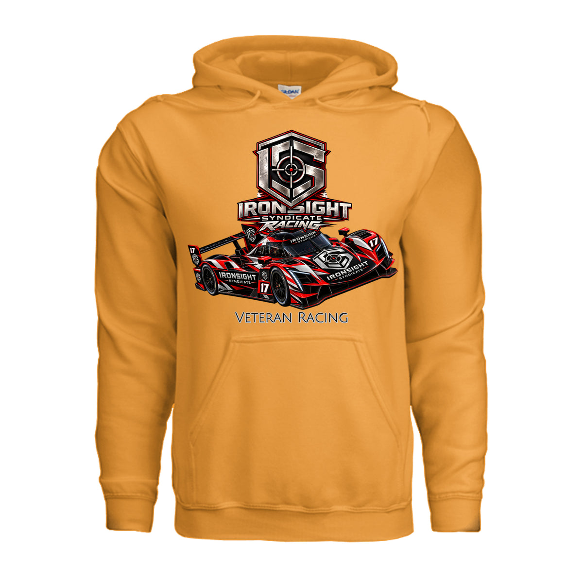 Ironsight Syndicate Racing Hoodie - Tangerine | Ironsight Syndicate