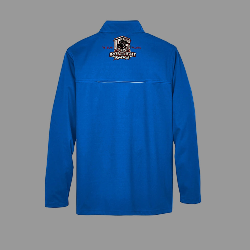 Ironsight Syndicate Racing Jacket - True Royal (Back) | Ironsight Syndicate