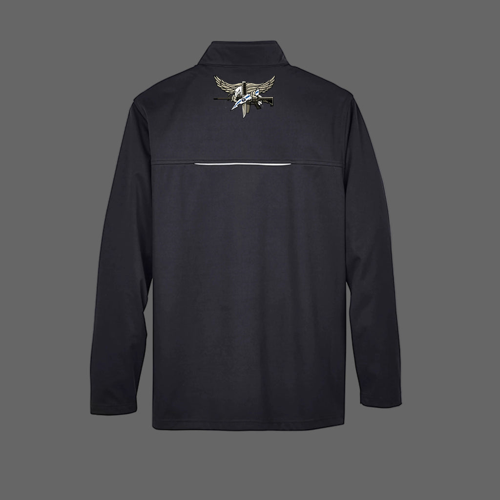 SWAT Eagle Ironsight Syndicate Jacket - Black (Back) | Ironsight Syndicate