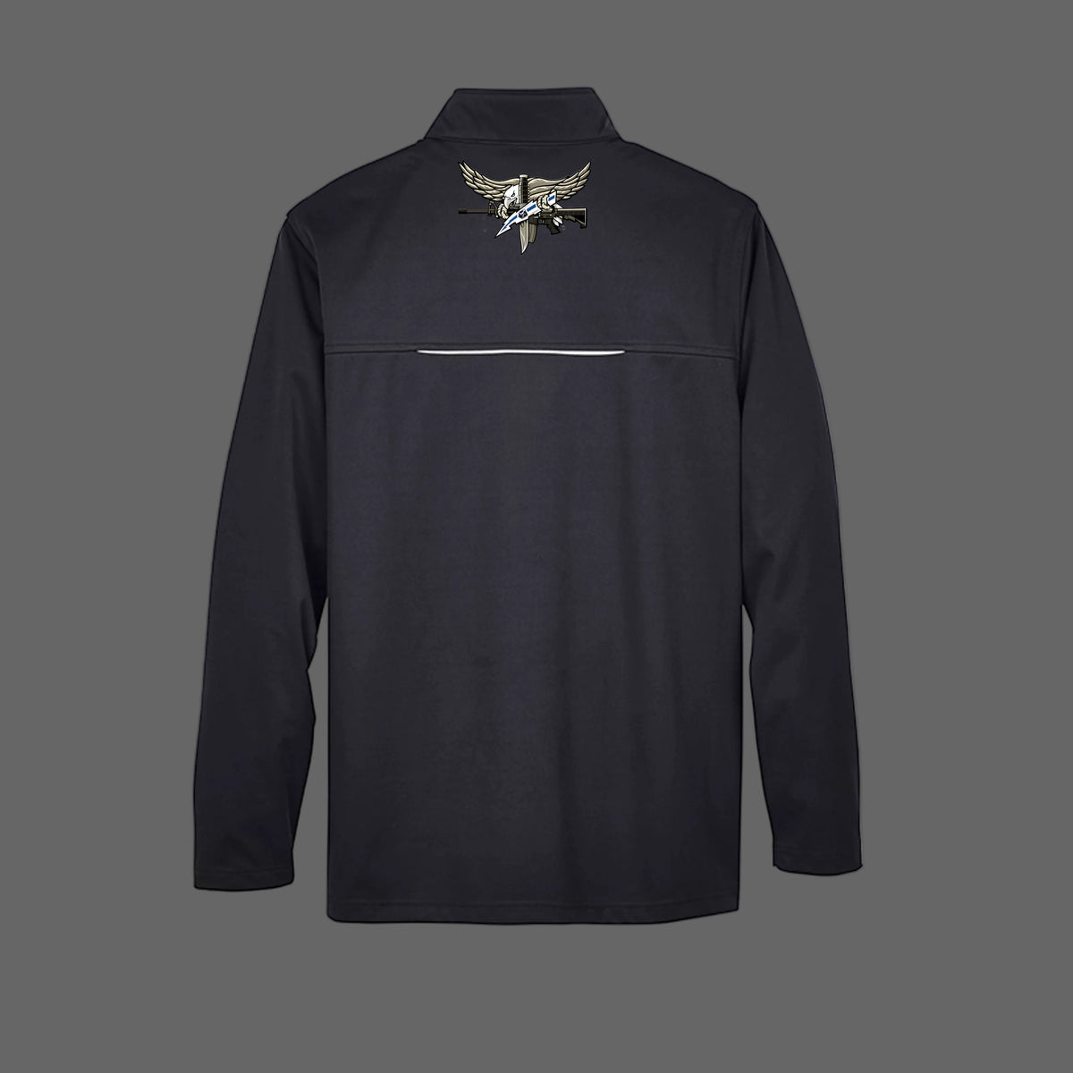 SWAT Eagle Ironsight Syndicate Jacket - Black (Back) | Ironsight Syndicate