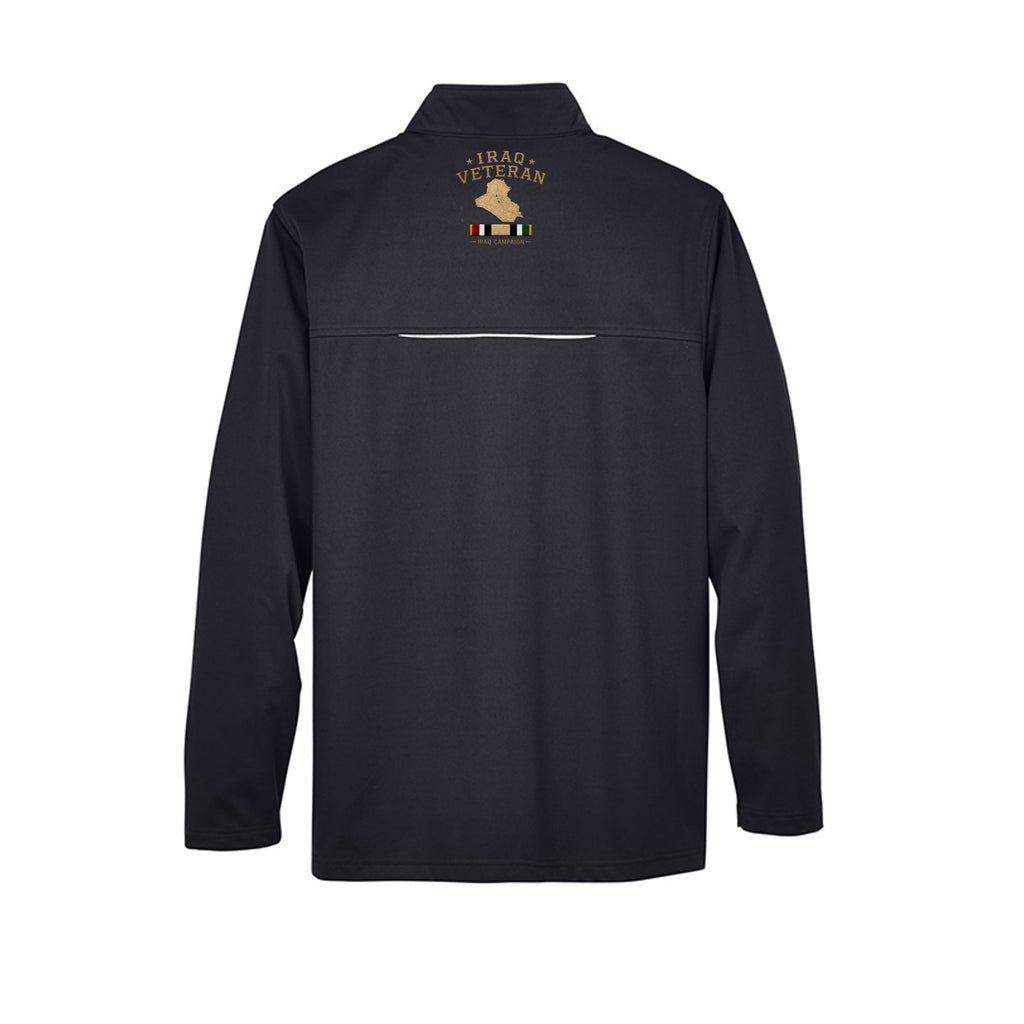 Iraq Veteran Ironsight Syndicate Jacket - Black (Back) | Ironsight Syndicate