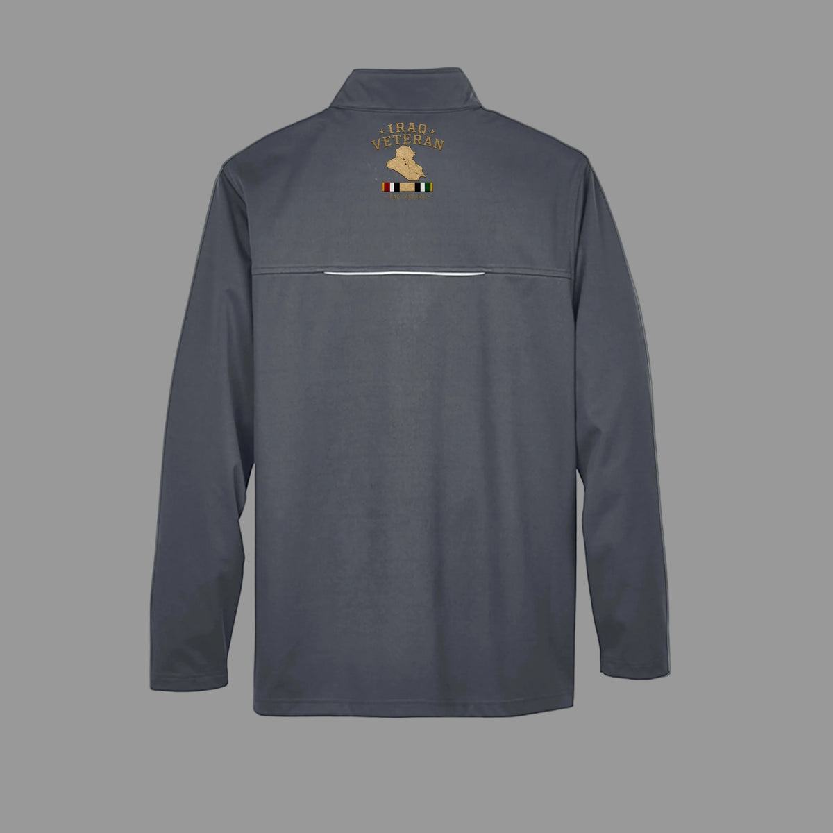 Iraq Veteran Ironsight Syndicate Jacket - Carbon (Back) | Ironsight Syndicate