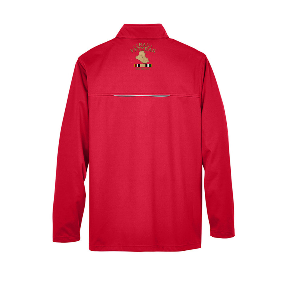 Iraq Veteran Ironsight Syndicate Jacket - Classic Red (Back) | Ironsight Syndicate