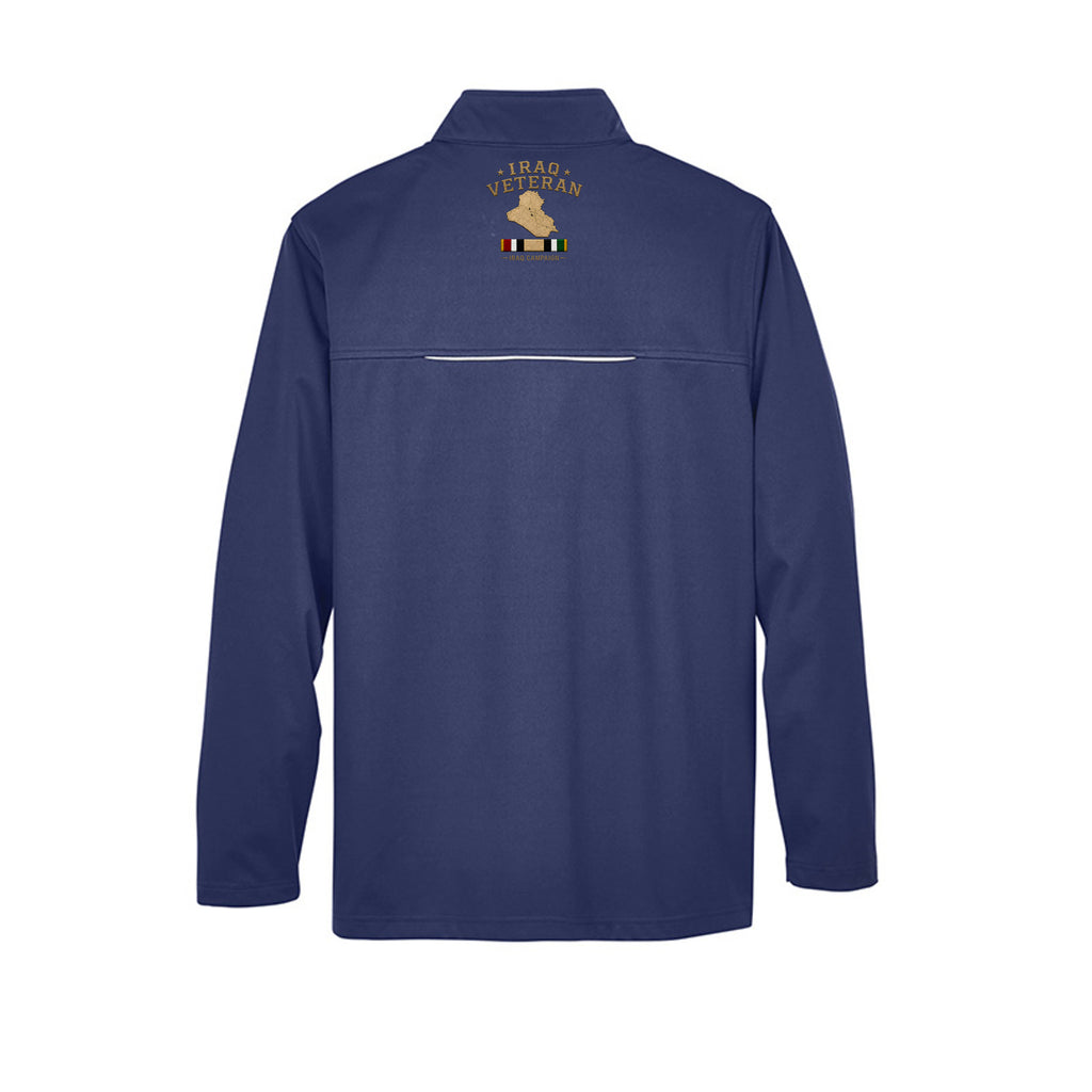 Iraq Veteran Ironsight Syndicate Jacket - Classic Navy (Back) | Ironsight Syndicate
