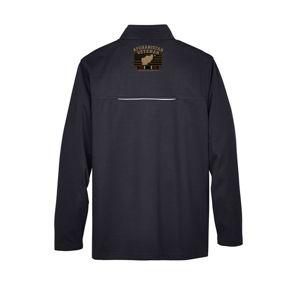 Afghanistan Veteran Ironsight Syndicate Jacket - Black (Back) | Ironsight Syndicate