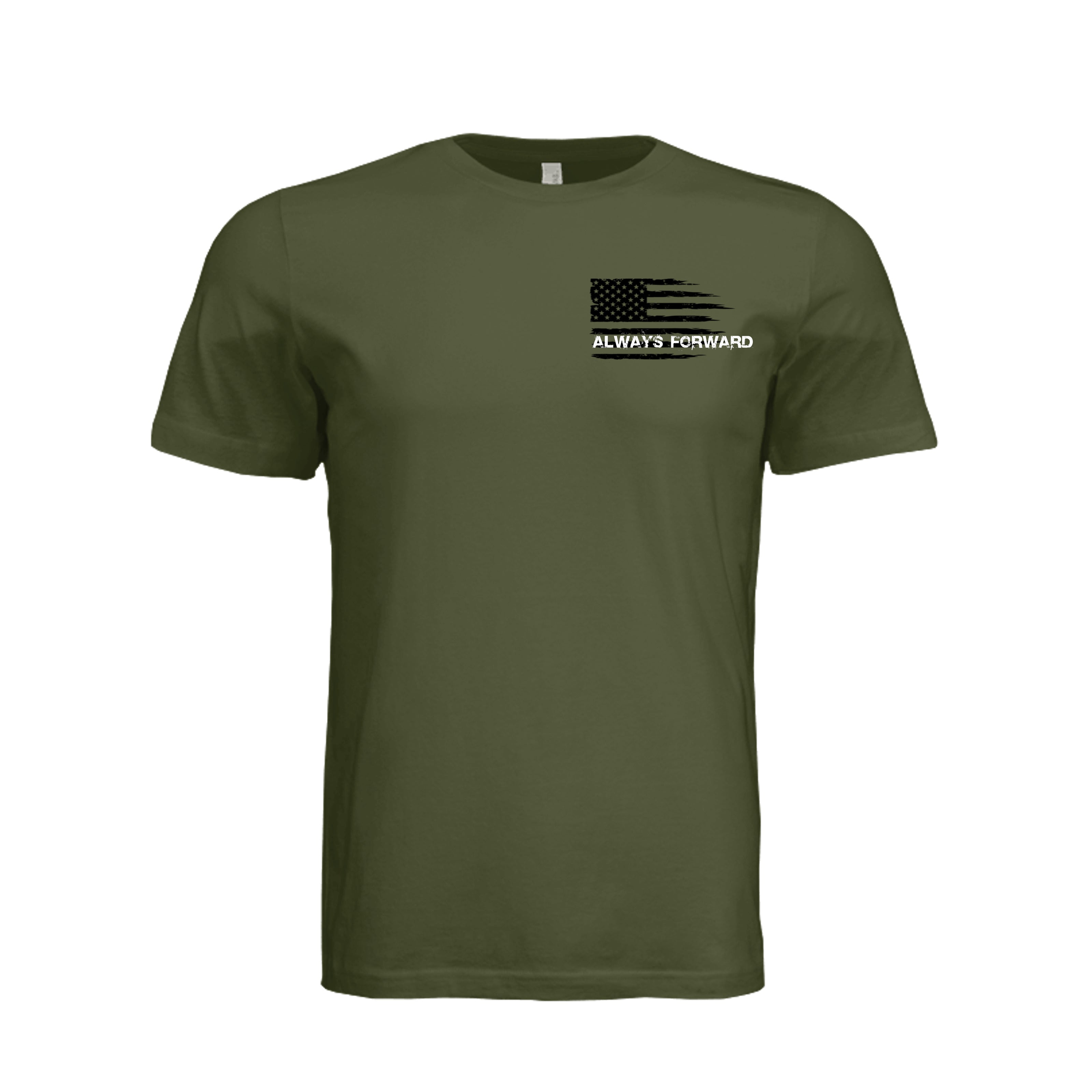 Lift More-Motivational T-Shirt - OLIVE (Front) | Ironsight Syndicate