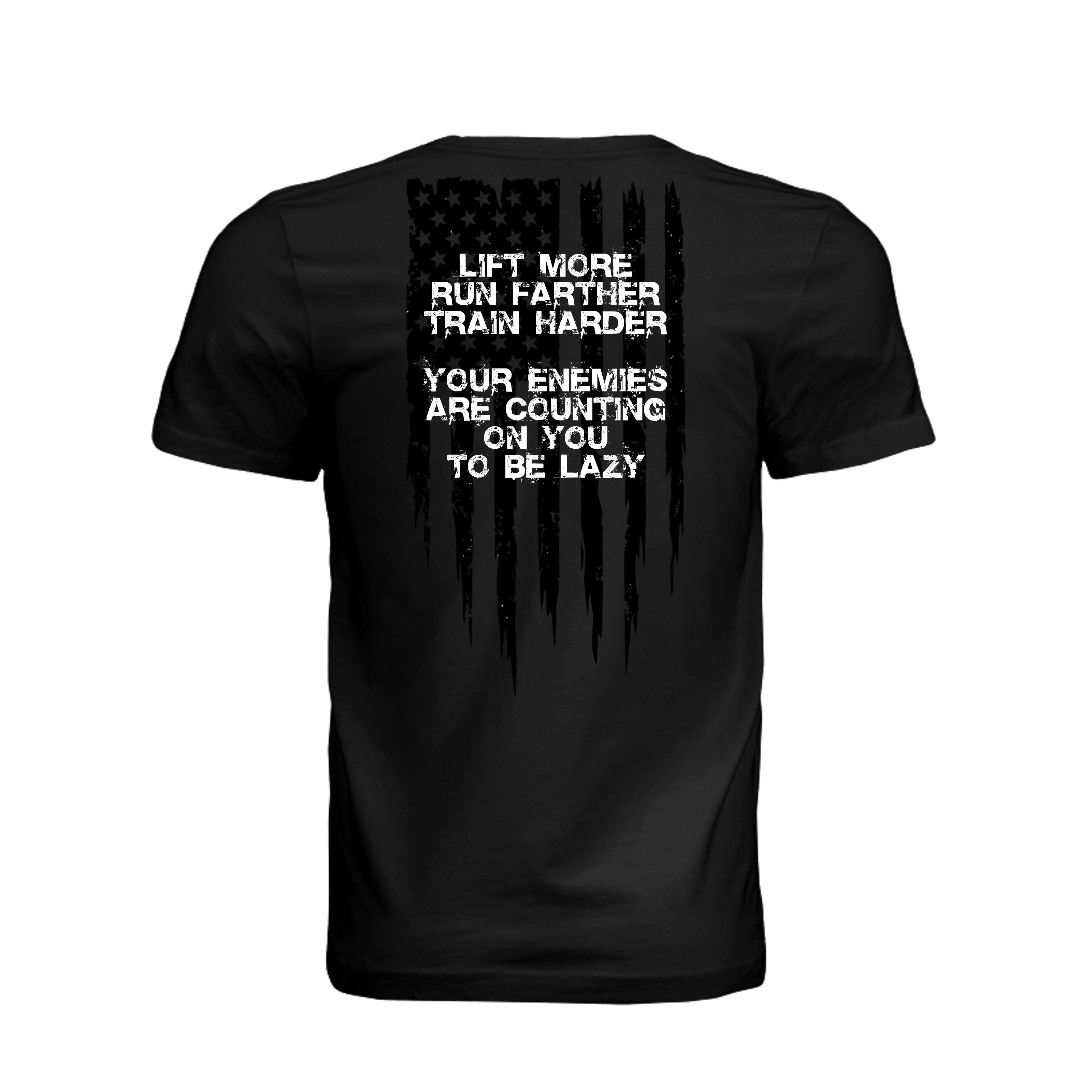 Lift More-Motivational T-Shirt - Additional View (Back) | Ironsight Syndicate