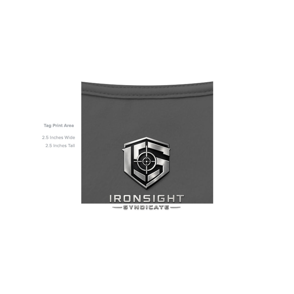 Training is Hard- Death is Permanent T-Shirt - ASPHALT (Inside Tag) | Ironsight Syndicate