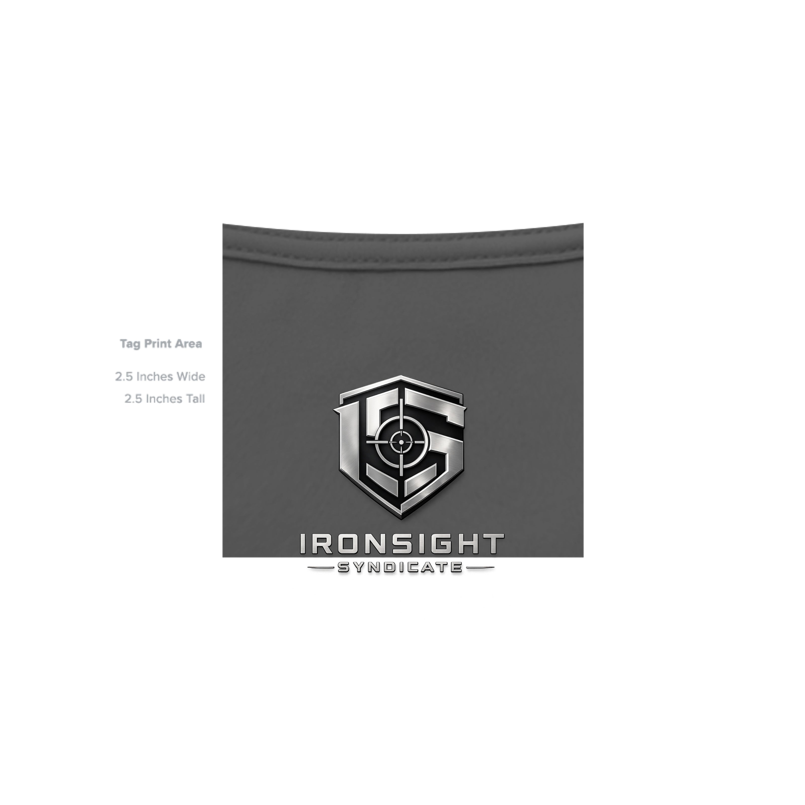 Training is Hard- Death is Permanent T-Shirt - ASPHALT (Inside Tag) | Ironsight Syndicate