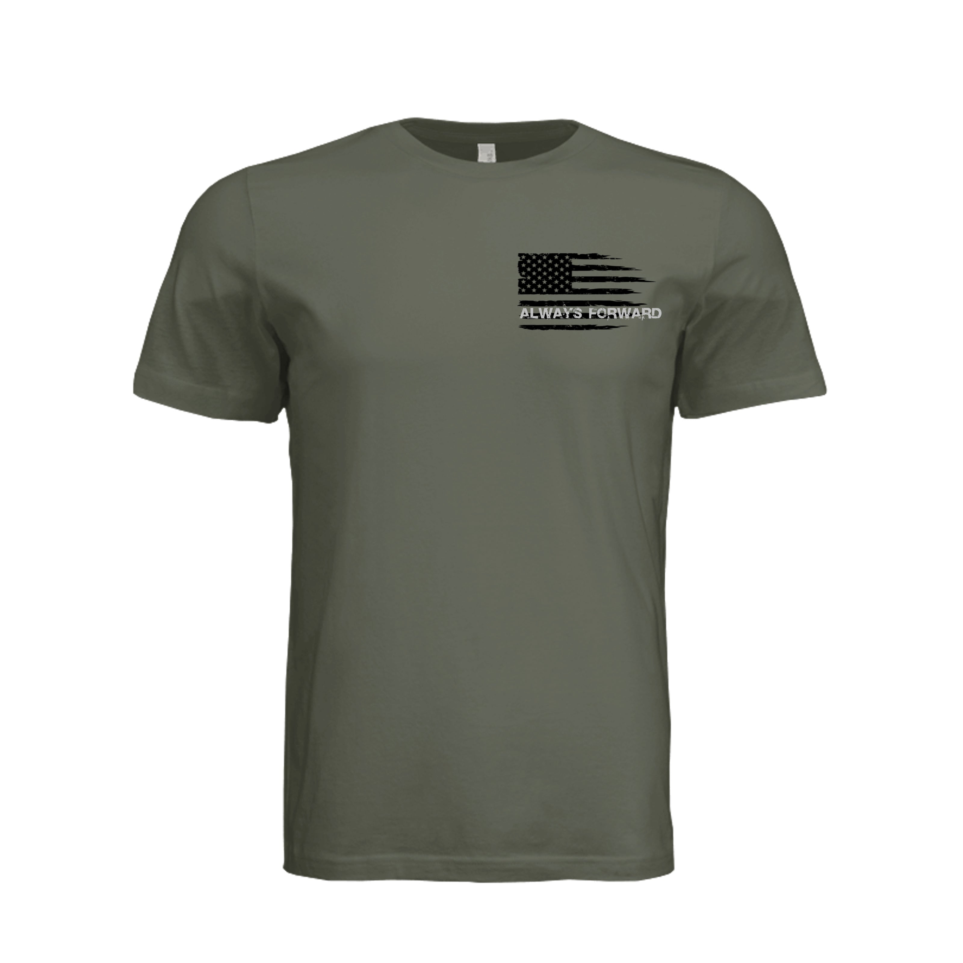 Training is Hard- Death is Permanent T-Shirt - Dark Olive (Front) | Ironsight Syndicate