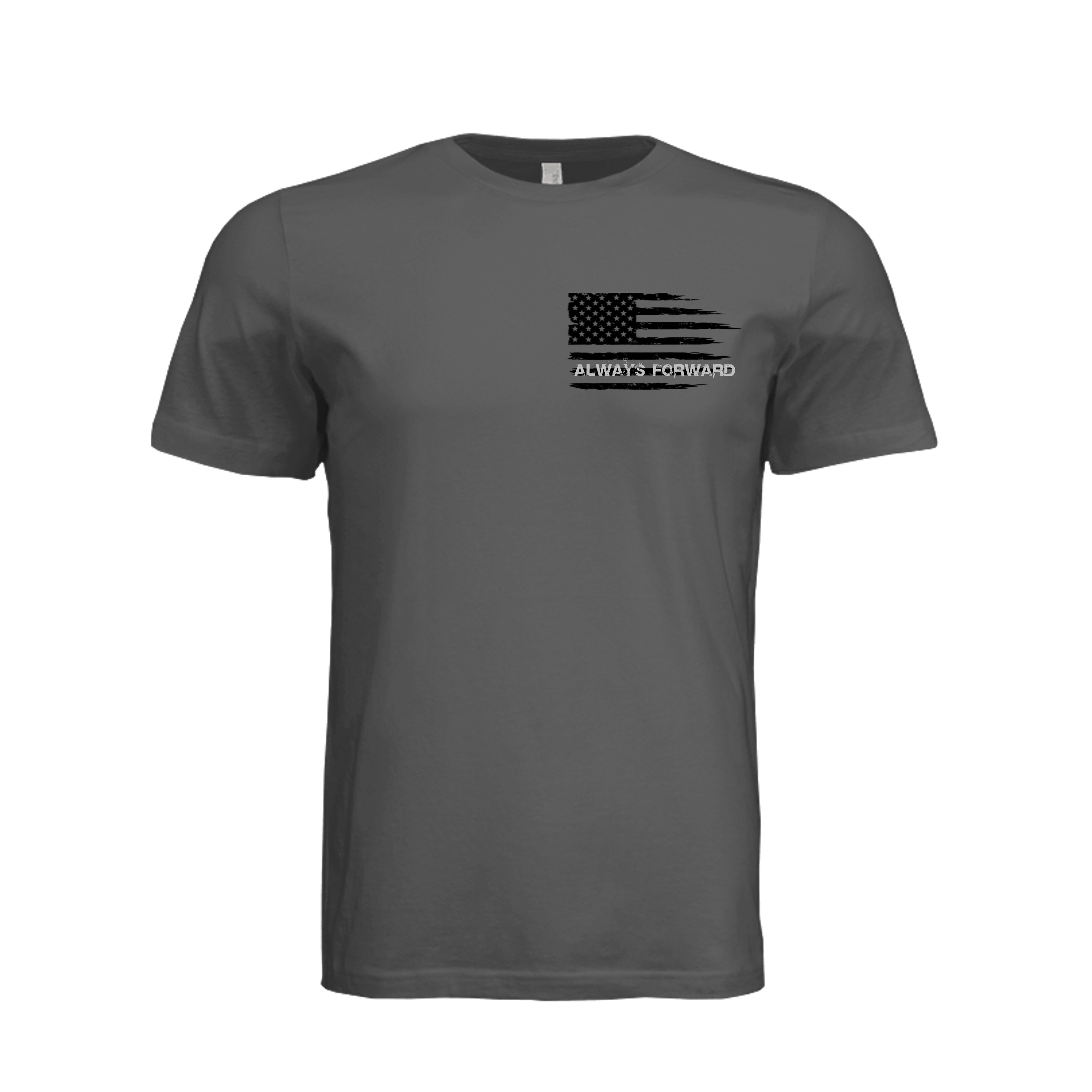 L is for L Shaped Ambush T-Shirt - ASPHALT (Front) | Ironsight Syndicate