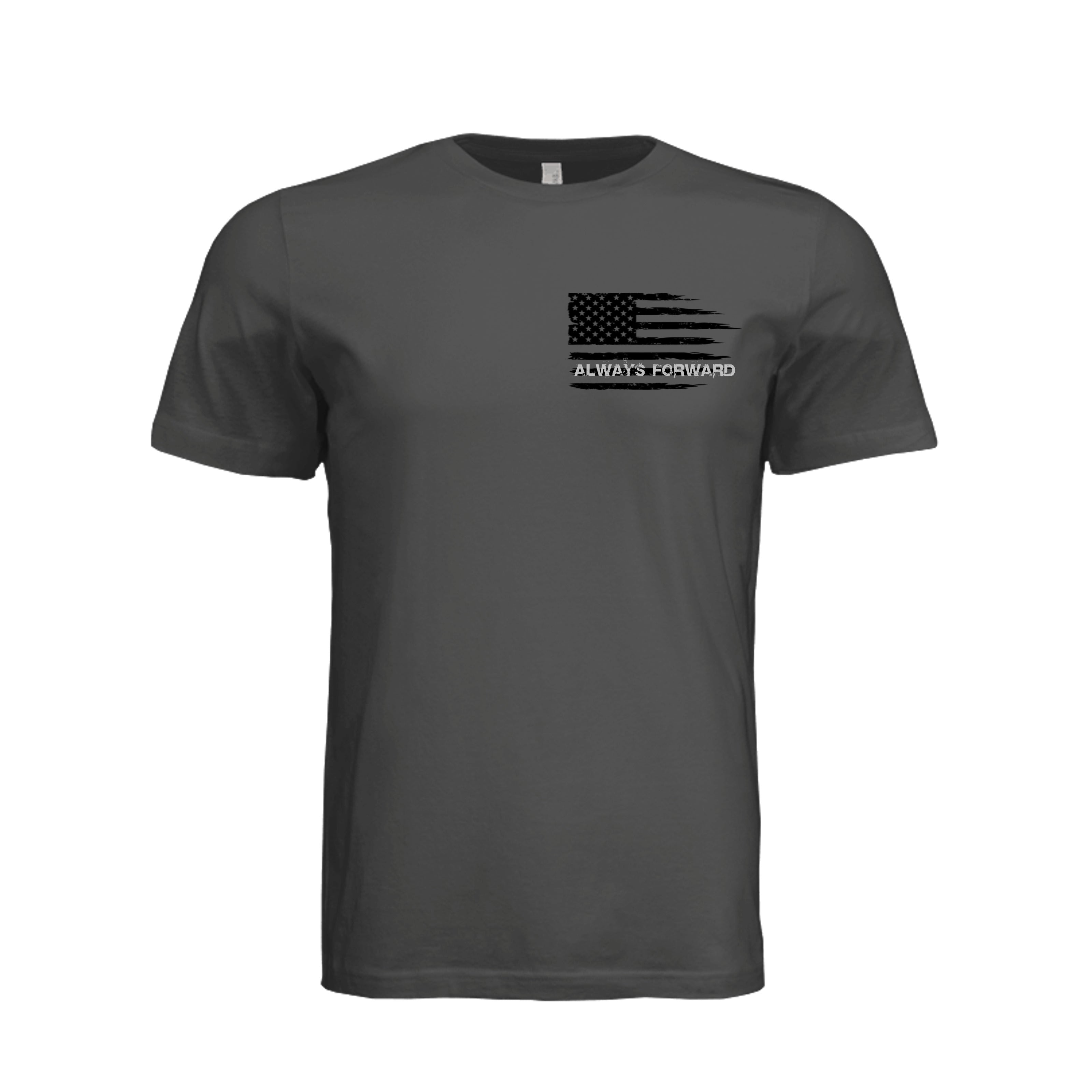L is for L Shaped Ambush T-Shirt - DARK GREY (Front) | Ironsight Syndicate