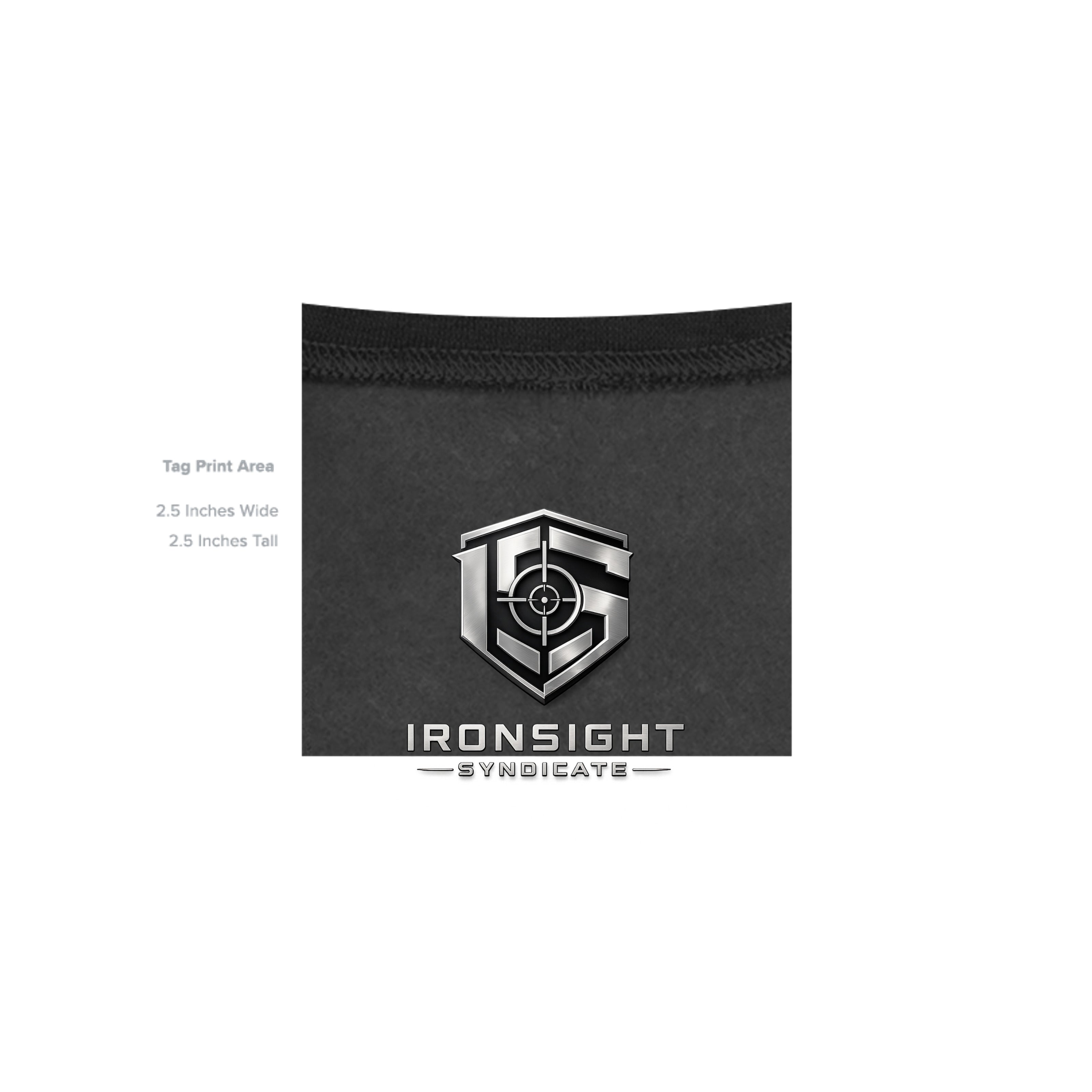 Always Forward-Never Quit Hoodie - Additional View (Inside Tag) | Ironsight Syndicate
