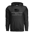 Uncommon Valor Iwo Jima Memorial Hoodie - BLACK (Front) | Ironsight Syndicate