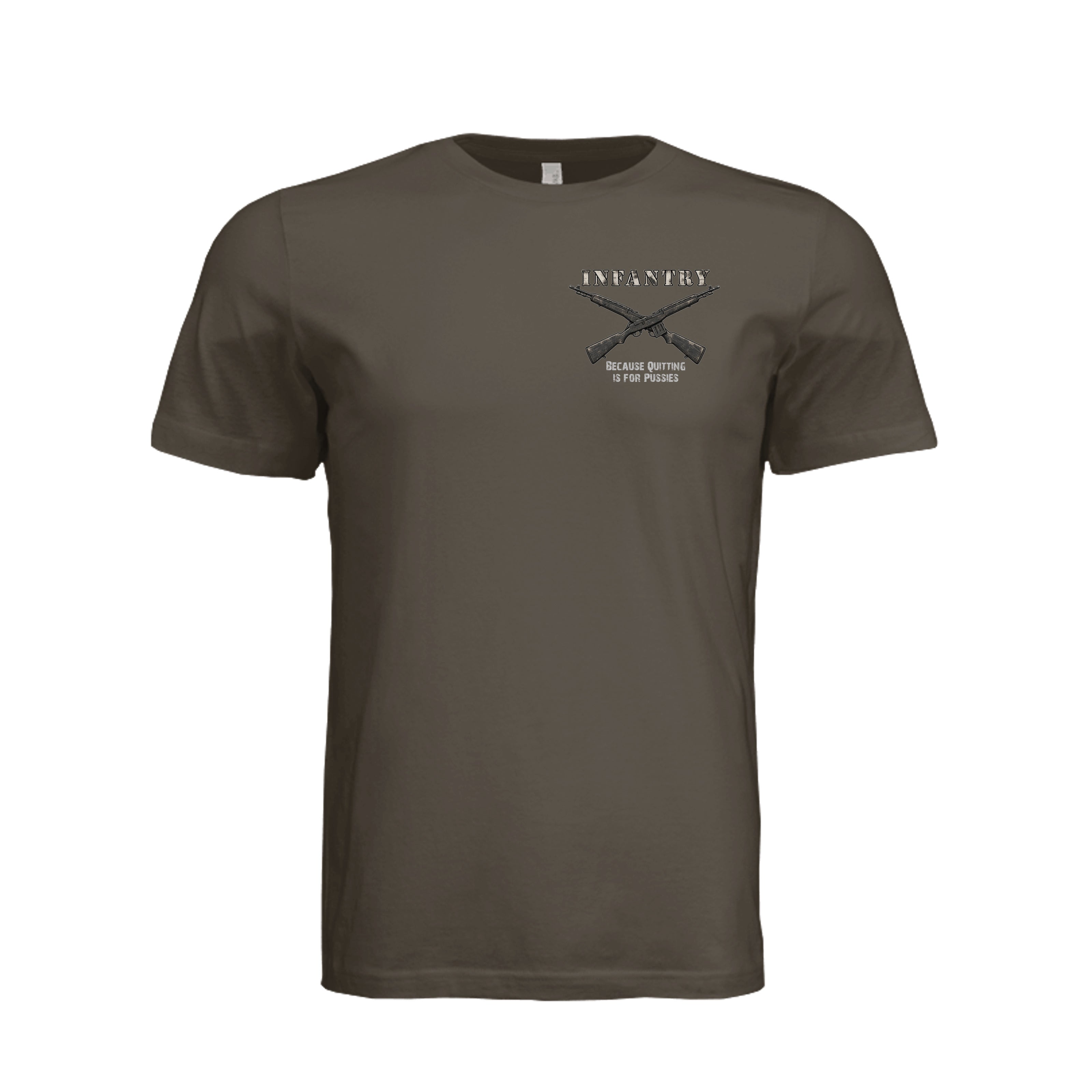 Infantry Crossed Rifles-Quitting is for... - ARMY (Front) | Ironsight Syndicate