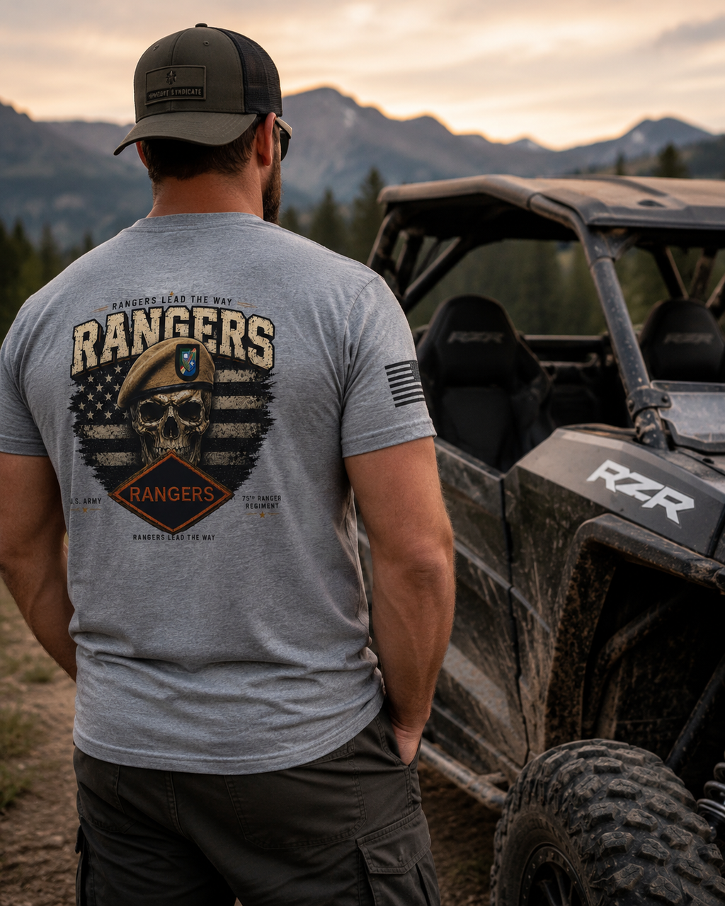 WWII Ranger Diamond Patch T-Shirt